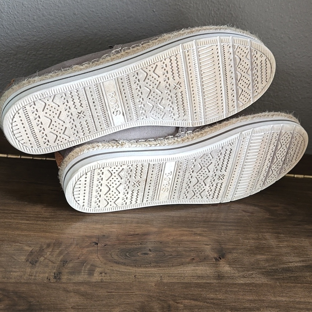 Bobs Breeze memory foam slip on Espadrille Woven Skecher 8 Spring Comfy Business - Picture 6 of 16